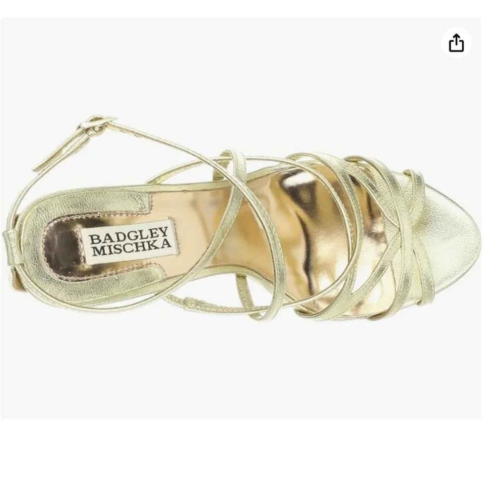 🌸 ✨Badgley Mischka Adonis II rose gold heel✨🌸 - Picture 4 of 9